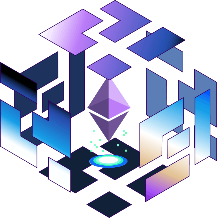 Nyx private Ethereum account — isometric illustration